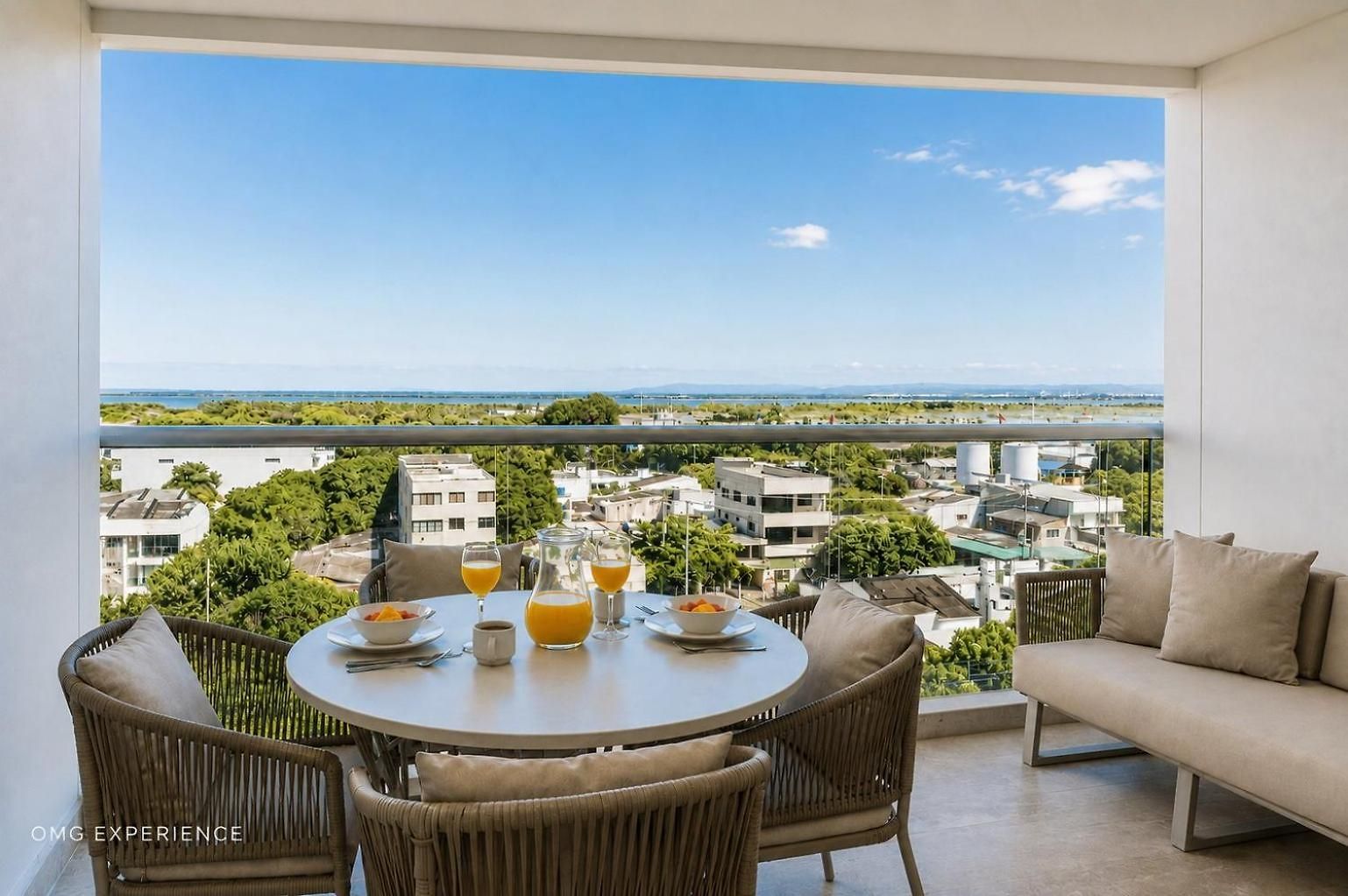 Apartamento Con Balcón, Piscina Y Vista Panorámica Cb741 Cartagena